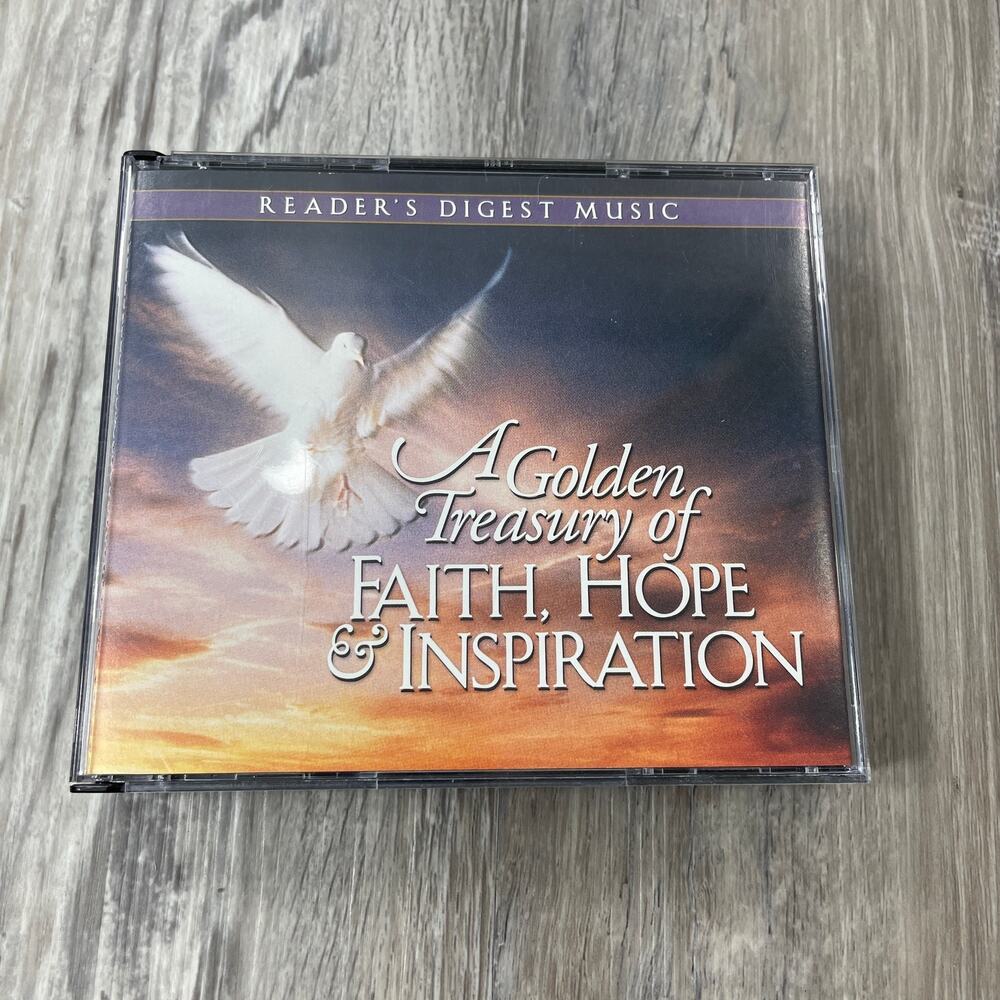 Readers Digest Cd set A golden Treasury of Faith Hope Inspirtation 4 CD Set